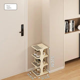 Indoor Small Narrow Gap Entrance Dormitory Good-looking Shoe Rack - Julia M LifeStyles