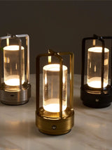 Industrial LED USB Charging Table Lamp - Julia M LifeStyles