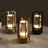 Industrial LED USB Charging Table Lamp - Julia M LifeStyles