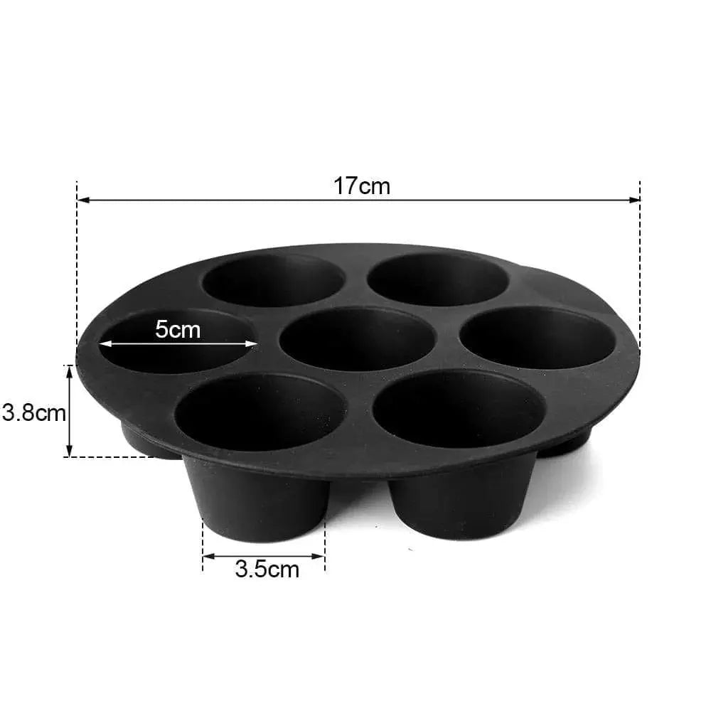JM's 7-8 inch Round Cake Pan - Perfect for Air Fryers and Microwaves! - Julia M LifeStyles