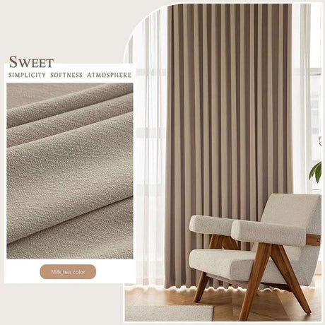 Japanese Luxe Blackout Curtain = Grommet top Japanese Luxe Blackout Curtain = Grommet top 1005005096194492-A-W150xH270cm 1Piece-GROMMET TOP(rings) Curtains 91