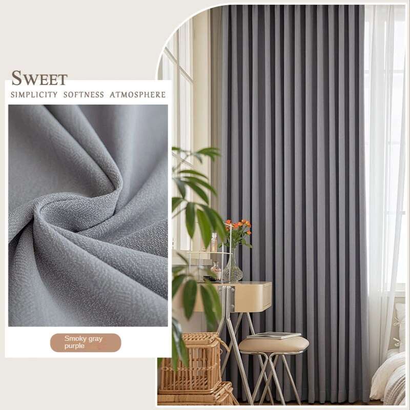 Japanese Luxe Blackout Curtain = Grommet top Japanese Luxe Blackout Curtain = Grommet top 1005005096194492-A-W150xH270cm 1Piece-GROMMET TOP(rings) Curtains 91