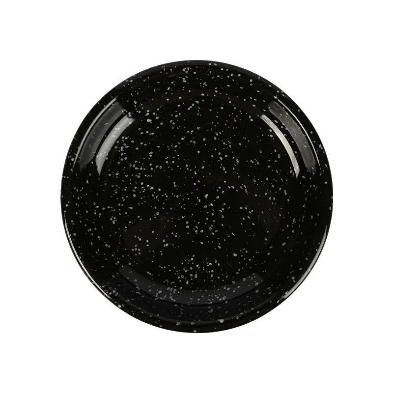 Japanese Style Retro Black White Spotted Ceramic Tableware Set - Julia M LifeStyles