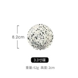 Japanese Style Retro Black White Spotted Ceramic Tableware Set - Julia M LifeStyles