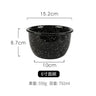 Japanese Style Ins Retro Irregular Black White Spotted Tableware High Aesthetic Value Ceramic Bowls Plates Sets Household Use - Julia M LifeStyles