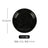 Japanese Style Ins Retro Irregular Black White Spotted Tableware High Aesthetic Value Ceramic Bowls Plates Sets Household Use - Julia M LifeStyles