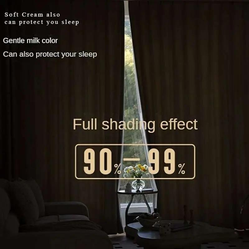 Japanese Style Blackout Chenille Curtain -Tape for Hooks processing - Julia M LifeStyles