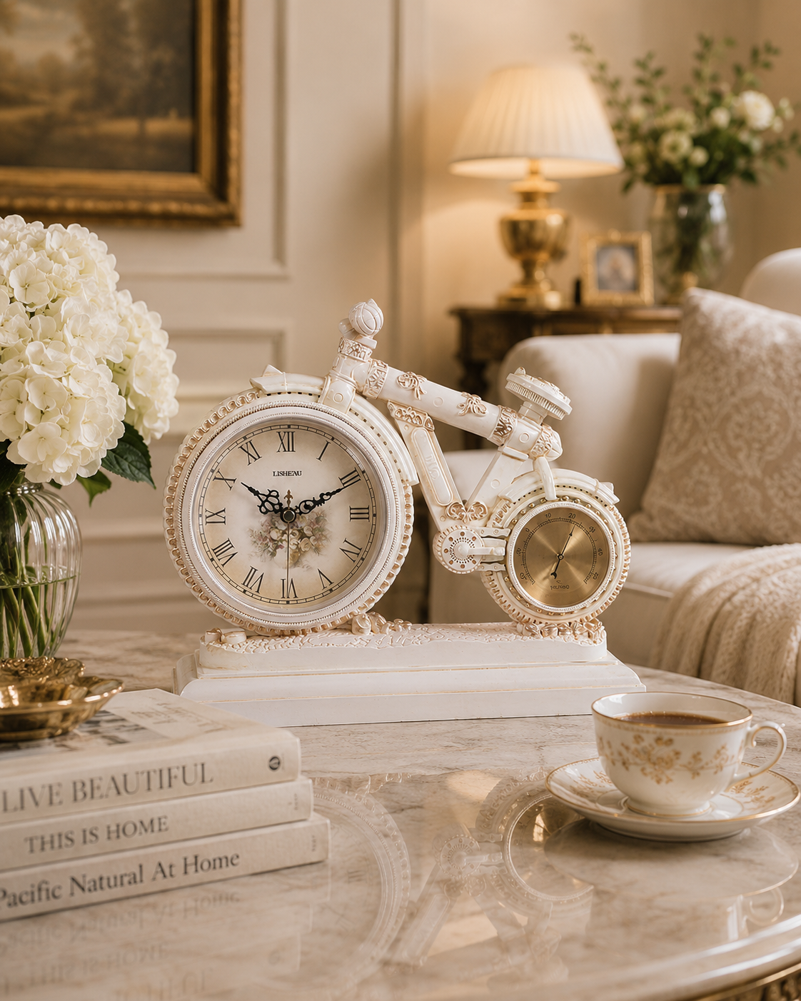 The Époque Bicycle Atelier™ Clock A Timeless Accent Inspired by European Elegance