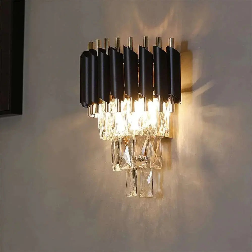 Julia M Crystal Wall Lamp - Add Modern Elegance to Any Room - Illuminate Your Home with Warm or Cool Light - Julia M LifeStyles