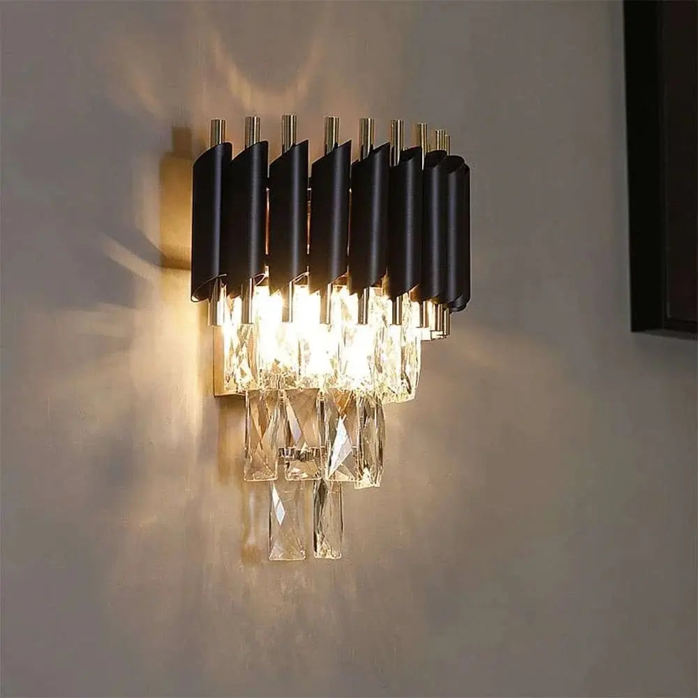 Julia M Crystal Wall Lamp - Add Modern Elegance to Any Room - Illuminate Your Home with Warm or Cool Light - Julia M LifeStyles