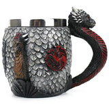 Julia M LifeStyles Stainless Steel & Resin Beer Mug - 400ml & 600ml - Julia M LifeStyles