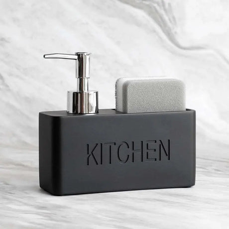 Kitchen Essentials Soap Dispenser and Sponge Storage Set - Julia M LifeStyles