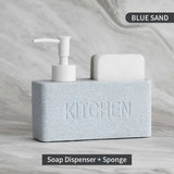 Kitchen Essentials Soap Dispenser and Sponge Storage Set - Julia M LifeStyles