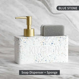 Kitchen Essentials Soap Dispenser and Sponge Storage Set - Julia M LifeStyles