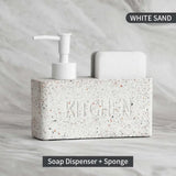 Kitchen Essentials Soap Dispenser and Sponge Storage Set - Julia M LifeStyles