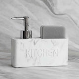 Kitchen Essentials Soap Dispenser and Sponge Storage Set - Julia M LifeStyles