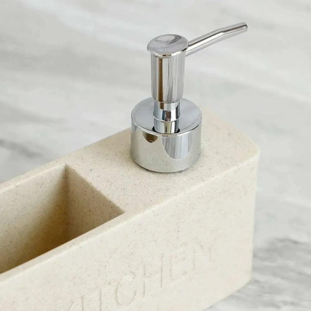 Kitchen Essentials Soap Dispenser and Sponge Storage Set - Julia M LifeStyles