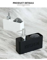Kitchen Essentials Soap Dispenser and Sponge Storage Set - Julia M LifeStyles