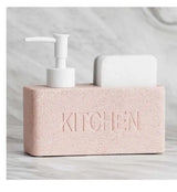 Kitchen Essentials Soap Dispenser and Sponge Storage Set - Julia M LifeStyles