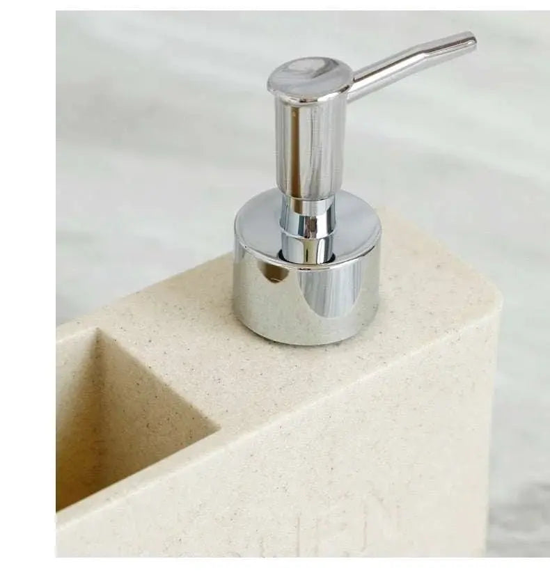 Kitchen Essentials Soap Dispenser and Sponge Storage Set - Julia M LifeStyles