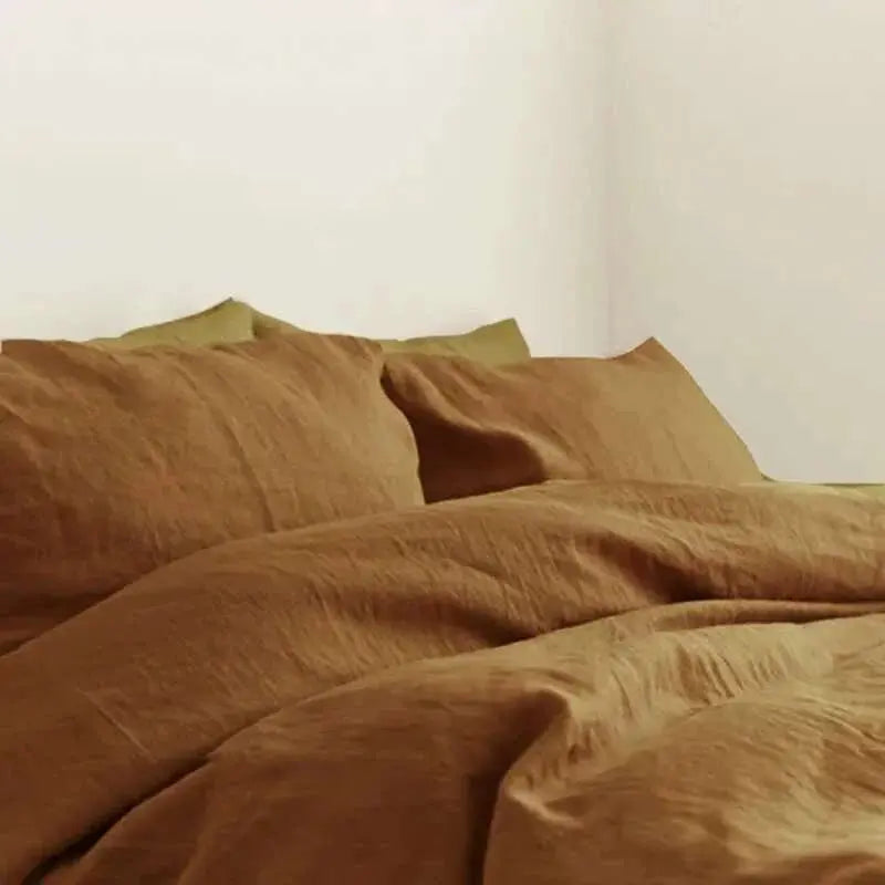 Farmhouse Linen Bedding Set - Julia M LifeStyles