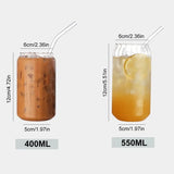 Korean Elegance Striped Glass Cup - Julia M LifeStyles