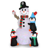 LED Christmas Inflatable Decoration Christmas Inflatable Decoration Toy With LED Lights Julia M Home & Kitchen   