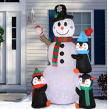 LED Christmas Inflatable Decoration Christmas Inflatable Decoration Toy With LED Lights Julia M Home & Kitchen   