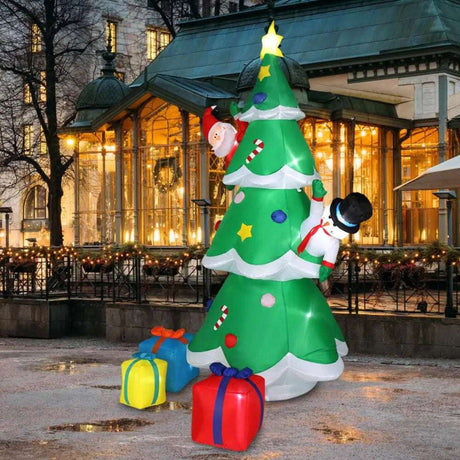 LED Christmas Inflatable Decoration Christmas Inflatable Decoration Toy With LED Lights Julia M Home & Kitchen   