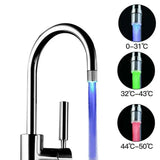 LED Temperature Sensitive 3-Color Light-up Faucet Kitchen Bathroom Glow Water Saving - Julia M LifeStyles