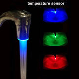 LED Temperature Sensitive 3-Color Light-up Faucet Kitchen Bathroom Glow Water Saving - Julia M LifeStyles