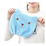 Ladies' Stripe Quick-Dry Hair Towel & Bath Cap - Julia M LifeStyles