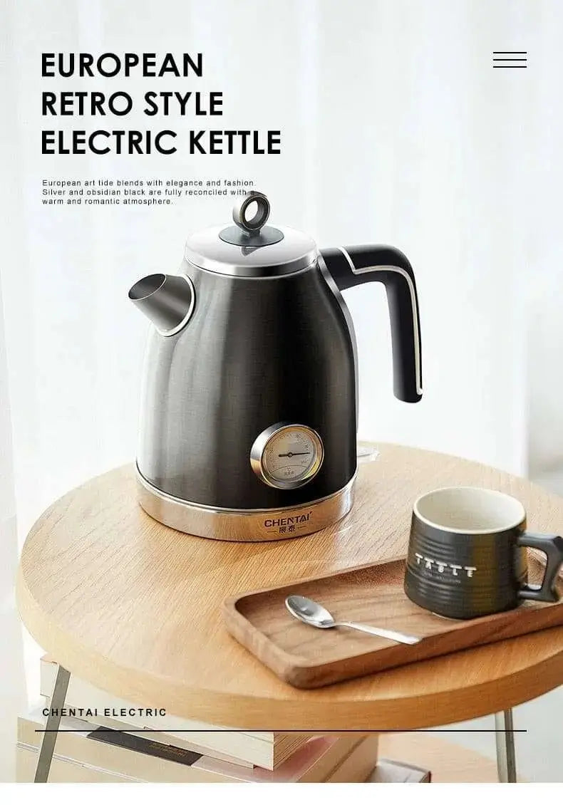 Large Capacity Stainless steel metal teapot automatic power-off - Julia M LifeStyles