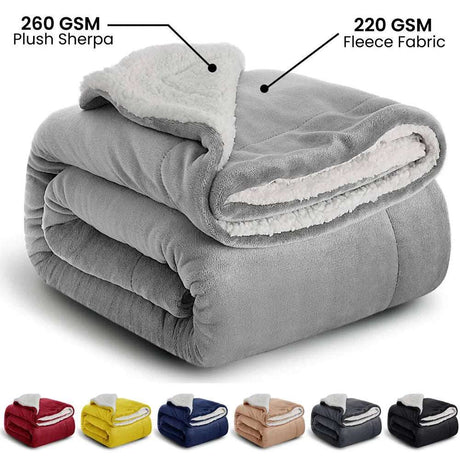 Large Sherpa Fleece Blanket Double Thick Soft Warm Bed Sofa Throw Blanket Double King Size Winter Warm Blanket Large Sherpa Fleece Blanket Double Thick Soft Warm Bed Sofa Throw Blanket Double King Size Winter Warm Blanket 1005005402625270-1-100X150cm(39x59inch) 50