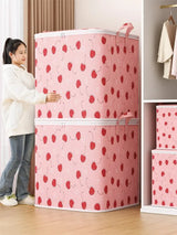 Large capacity clothing storage bag Portable clothing quilt storage bag Bedroom organizer foldable dust-proof quilt zipper bag - Julia M LifeStyles