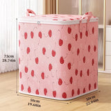 Large capacity clothing storage bag Portable clothing quilt storage bag Bedroom organizer foldable dust-proof quilt zipper bag - Julia M LifeStyles