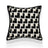 Light Luxury Black and White Jacquard Cushion Covers - Julia M LifeStyles