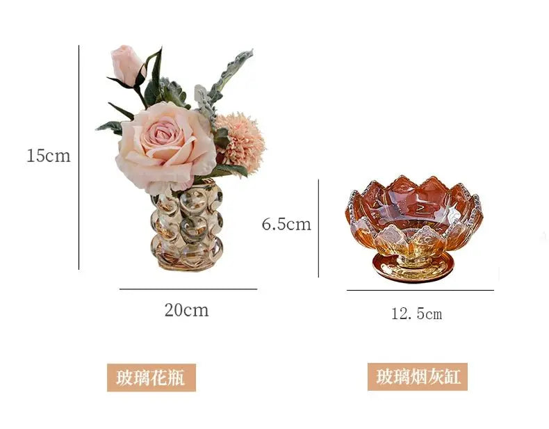 Living Room Good-looking Paper Extraction Box Ornamental Flower Candy Plate Suit Modern Entry Lux Style Dining Table Tissue Storage Box - Julia M LifeStyles