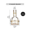 Lovesick Elegance Lead-Free Crystal Red Wine Decanter - Julia M LifeStyles