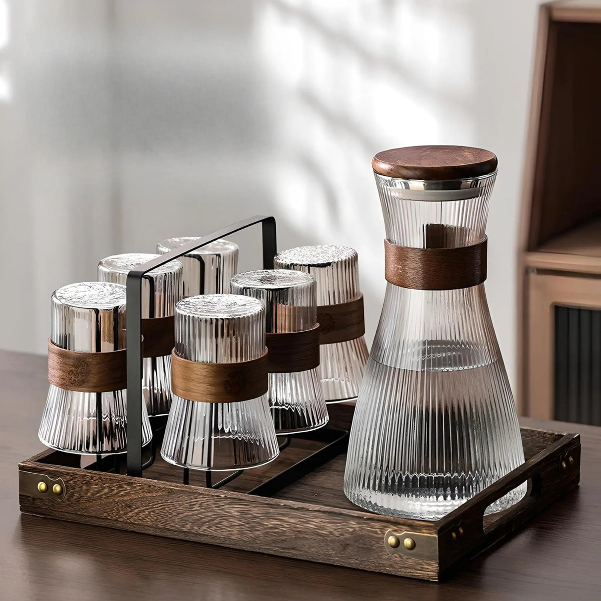 Luxe Multi-Coloured Heat-Resistant Glass Cup Set - Julia M LifeStyles