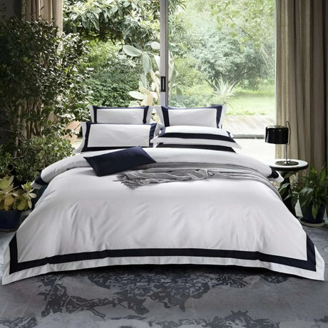 4-Piece Cotton Duvet Cover Set - Julia M LifeStyles