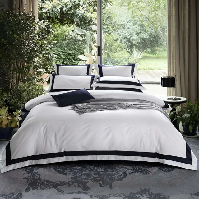 4-Piece Cotton Duvet Cover Set - Julia M LifeStyles