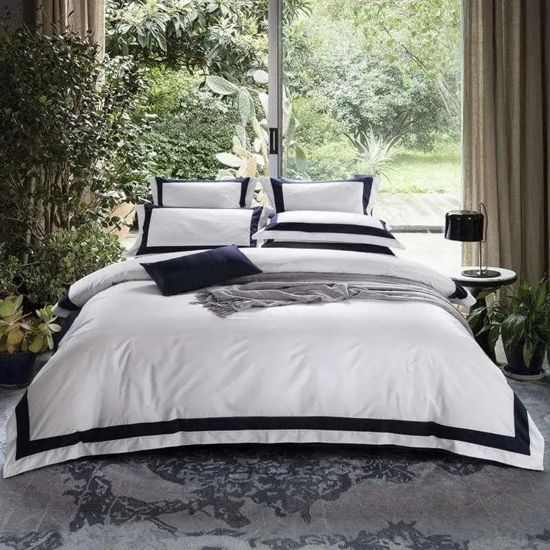 4-Piece Cotton Duvet Cover Set - Julia M LifeStyles