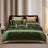 Silk-Like Satin 4-Piece Duvet Cover Set with Double Stitching & Pillowcases - Julia M LifeStyles