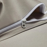 Silk-Like Satin 4-Piece Duvet Cover Set with Double Stitching & Pillowcases - Julia M LifeStyles