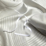 Silk - Like Satin 4 - Piece Duvet Cover Set with Double Stitching & Pillowcases - Julia M LifeStyles