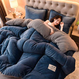 Luxurious Double-sided Velvet Lamb Winter Quilt - Ultimate Comfort and Warmth - Julia M LifeStyles