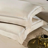 Luxurious Egyptian Cotton Embroidered Duvet Cover Set - 4pcs Queen/King Size - Julia M LifeStyles