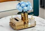 Luxurious Golden Alloy Tissue Box for Modern Living Spaces - Julia M LifeStyles