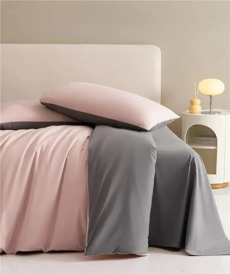 Luxurious Reversible Brushed Cotton Duvet Cover Set with Pillowcases Julia M LifeStyles